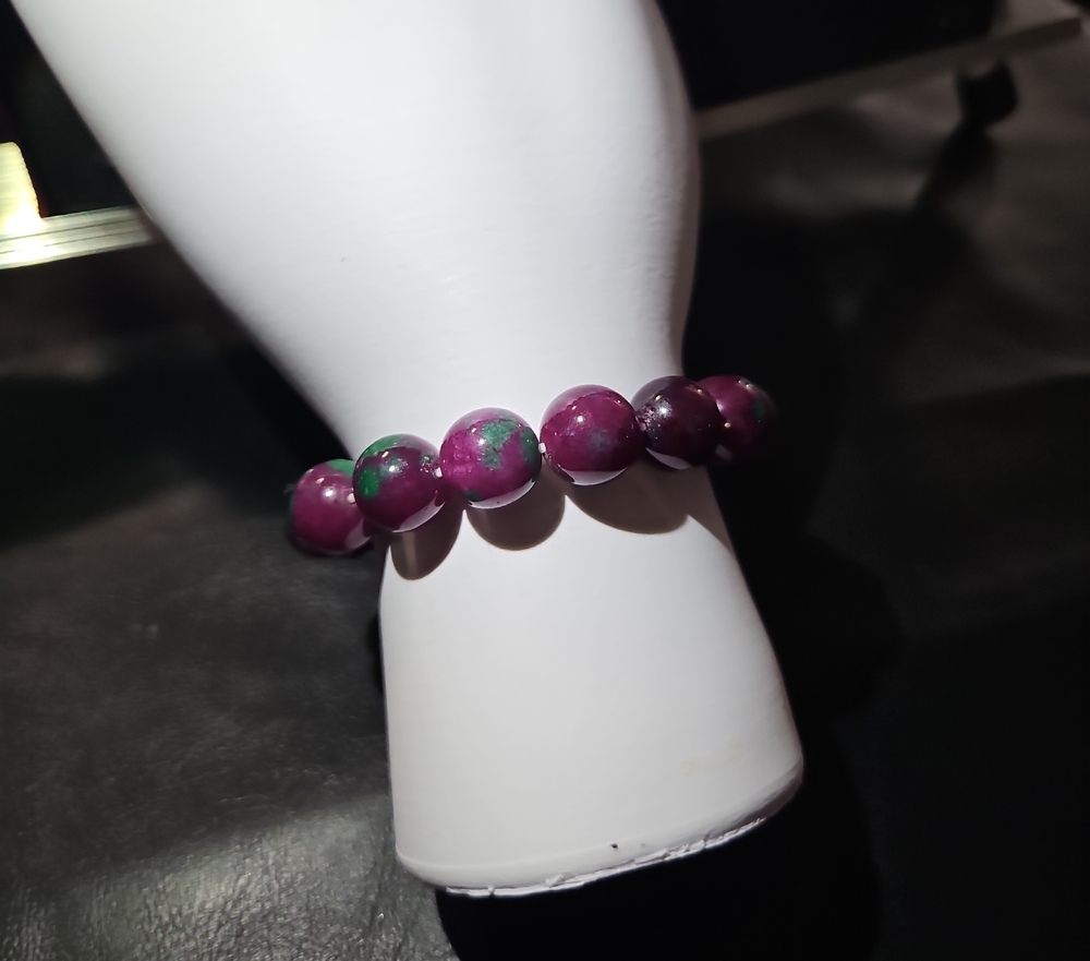 Amazing Ruby Zoisite Bracelet - image 1